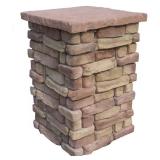 Stone Brown 36 in. Outdoor Decorative Column