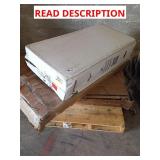 Skid with table, insulation, armoire