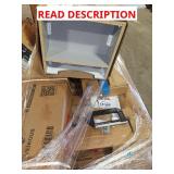 Skid with vanity and miscellaneous boxes