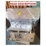Skid with Vanity, book shelf, ceramic wall tile