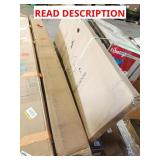 Skid with vanity, tankless water heater