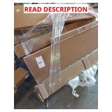 Skid with steel door, butcher block, stand etc