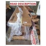 Skid with storage cabinet,baseboard, light