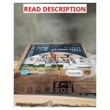 Outdoor furniture set with toilet organizer