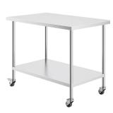 Stainless Steel Work Table 30x48x38 In.