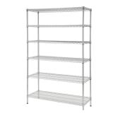 HDX Chrome 6-Tier Metal Shelf Unit (48x72)