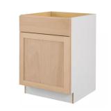 Unfinished 24x24x34.5 in. Base Cabinet