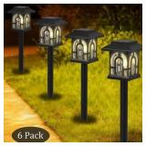 C Cattleya 6-Pack Black Solar LED Lights