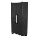 Premium One 35"W 5-Shelf Cabinet Black