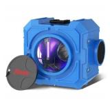 2500 sq. ft. HEPA Air Scrubber in Blue with 3-sta