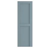 15x46 in. PVC 2 Equal Shutters Blue