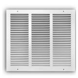 16 in. x 14 in. Steel Return Air Grille White