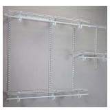 Heavy Duty Adjustable Closet Organizer Kit