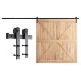 SMARTSTANDARD 12ft Sliding Barn Door Kit