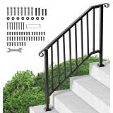 VEVOR Outdoor Stair Hand Rail Kit, 3-4 Steps
