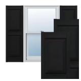 Lifetime 2 Equal Raised Panel Shutters Black