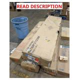 Skid Lot of King Size Wood Frame Platform Bed wit