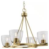 Tamassee 4-Light Brushed Gold Chandelier