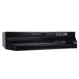 RL6200 Series 30" Ductless Range Hood, Black