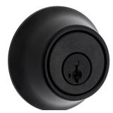 Matte Black Double Deadbolt with SmartKey