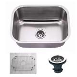 Oceanus Undermount Sink, 23 in. 8" Deep