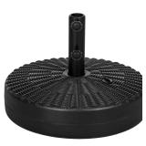 HDPE Patio Umbrella Base in Black