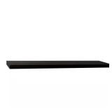 8 in. D x 24 in. L Slim Shelf, Black