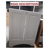 Light grey bathroom vanity 24"x32"x19"