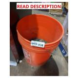 Orange Home Depot Bucket with Random Screws