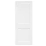 18 x 80 in. White 2-Panel Door Slab