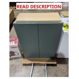 Teal Wall Cabinet 24" x 30"