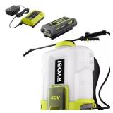RYOBI 40V Cordless Backpack Sprayer (2.0Ah)