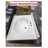 25" x 19" Ceramic Sink