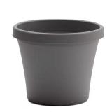 Terra 24 in. Charcoal Plastic Planter