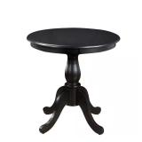 (Leg Only) Fairview Antique Black Pedestal Dining
