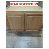 Hampton Bay Sink Base Cabinet in Medium Oak