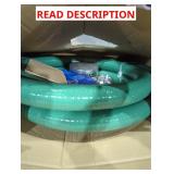Heavy-Duty Green PVC Water Suction Hose Kit