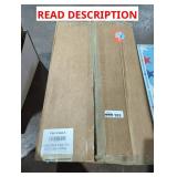 (2) White Fixed Shelf Packs