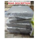 (5) Gray Patio Cushions