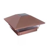 4 in. x 4 in. Copper Post Cap