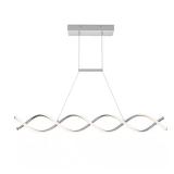 DNA Linear LED Pendant Light, 16W Chrome
