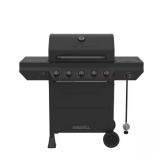 5 Burner Propane Gas Grill with Side Burner
