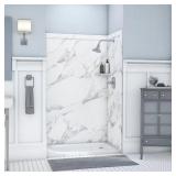 Elegance Calacatta White Shower Surround