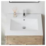 Dayton 25 in Vanity Top, White, Sink Only