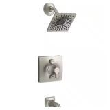 Single-Handle 1-Spray Tub/Shower Faucet, BN