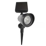 (6) Solar Black LED Spotlight 55 Lumens