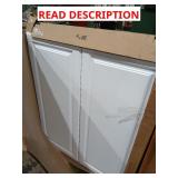 White Double door kitchen cabinet