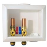 Brass PTC x 3/4" MHT Washer Outlet Box