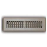 2 in. x 10 in. Brown Floor Diffuser