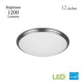 4 in. BN/Oil-Rubbed Bronze LED Flush Mount